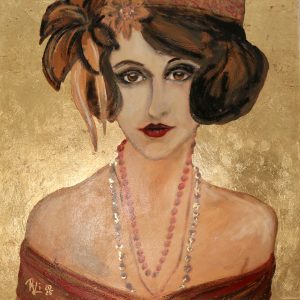 Golden Twenties Gemälde RosaLi